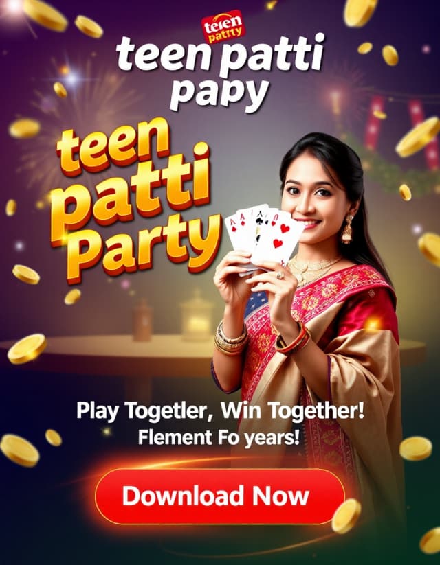 Teen Patti Party Banner